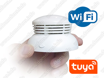 Автономный Tuya Wi-Fi датчик обнаружения задымления с сигнализацией TUYA app - Страж Дым VIP-911W